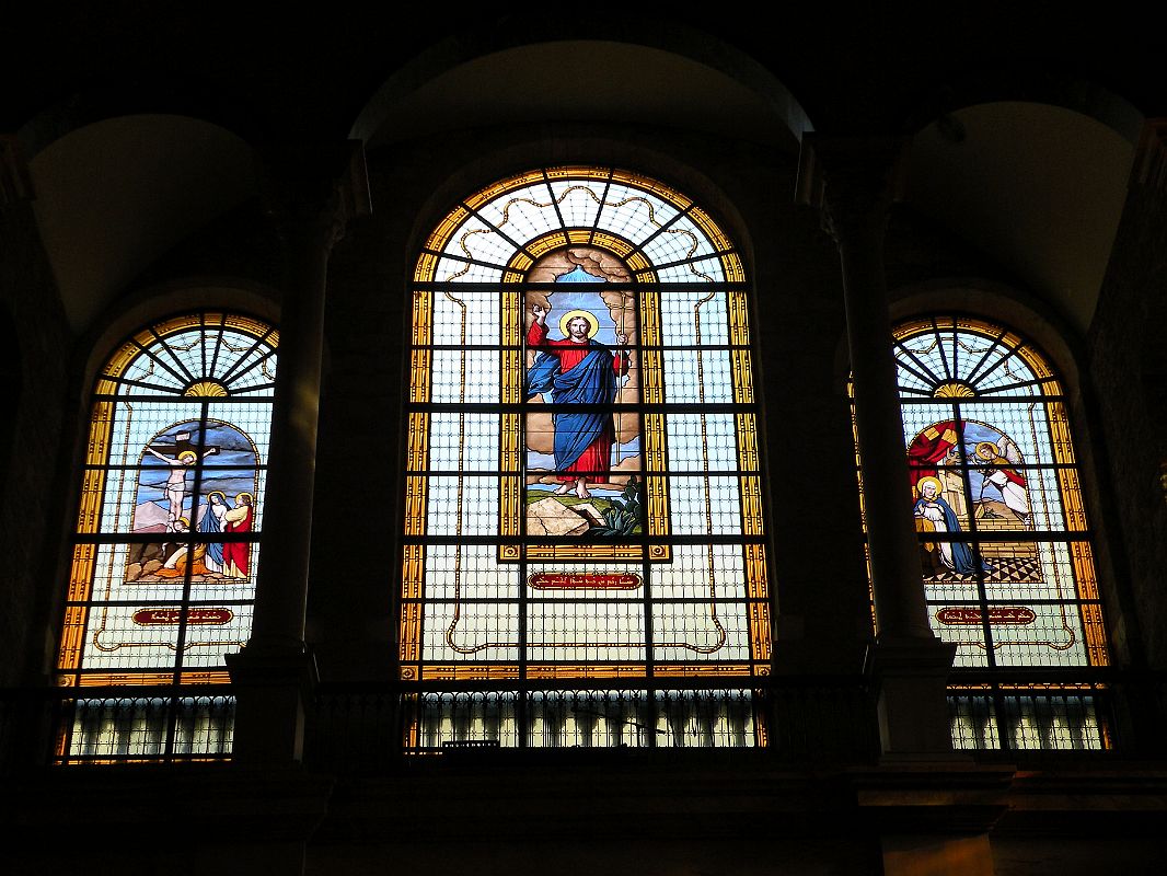 Beirut 18 Maronite Cathedral of St. George Stained Glass Windows 